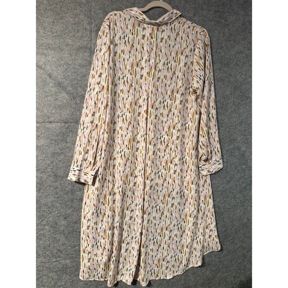 Lena Gabrielle XL Women Long Sleeved Sheer High Low Top - Picture 5 of 5